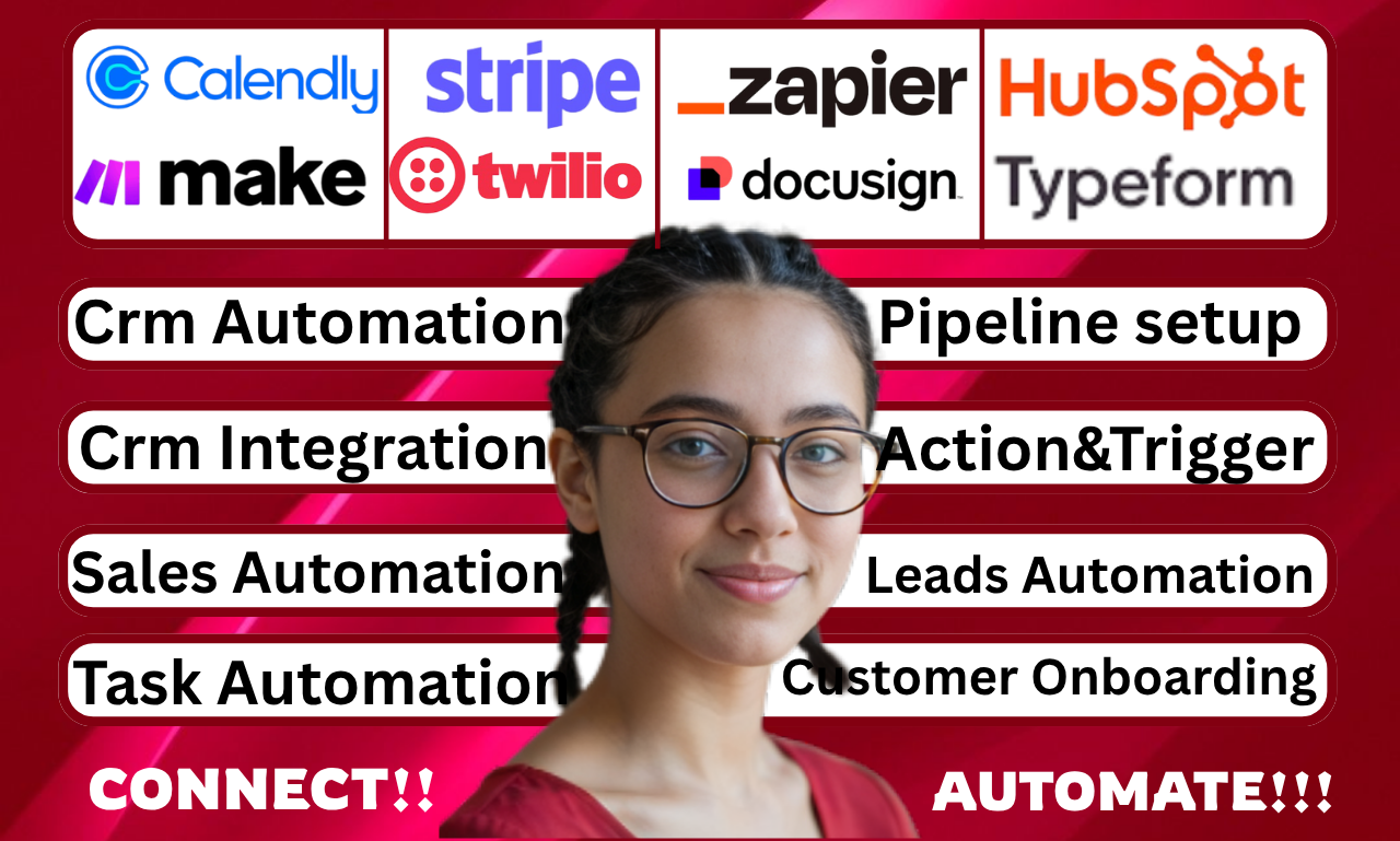 I will automate your CRM and workflows with GoHighLevel, HubSpot, and Zapier