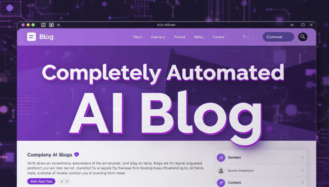 I Will Give You A Completely Automated AI Blog That Consistently Generates 100% Original Content